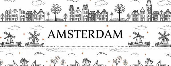 Amsterdam Windmill Scene