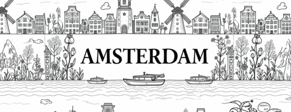 Amsterdam Riverside Sketch