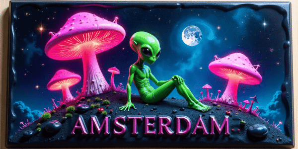 MA-001 Amsterdam Psychedelic Magnet