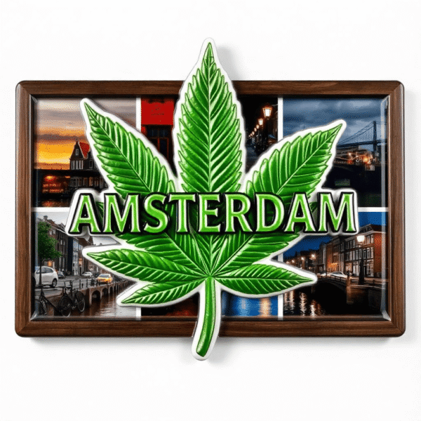 MA-0019 Amsterdam Cannabis Magnet