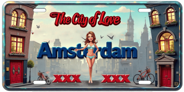 L-004 Amsterdam "The City of Love" Souvenir Plate