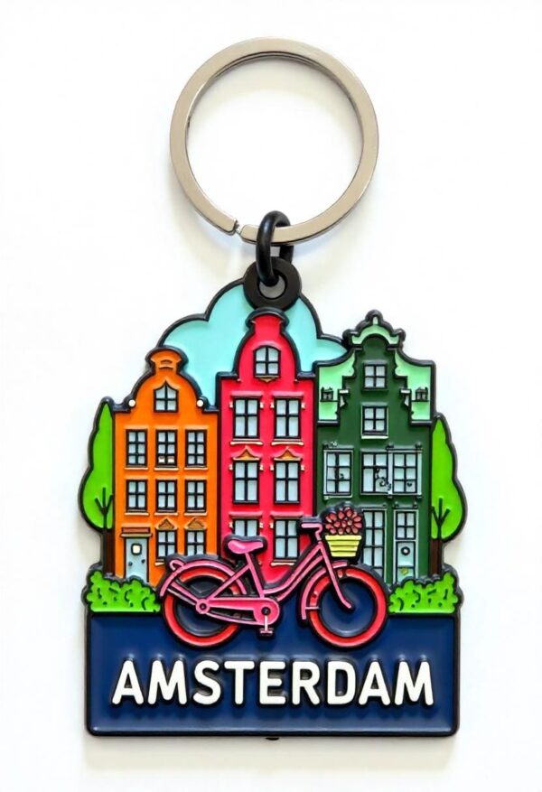 K-0023 Amsterdam Vintage Keychain